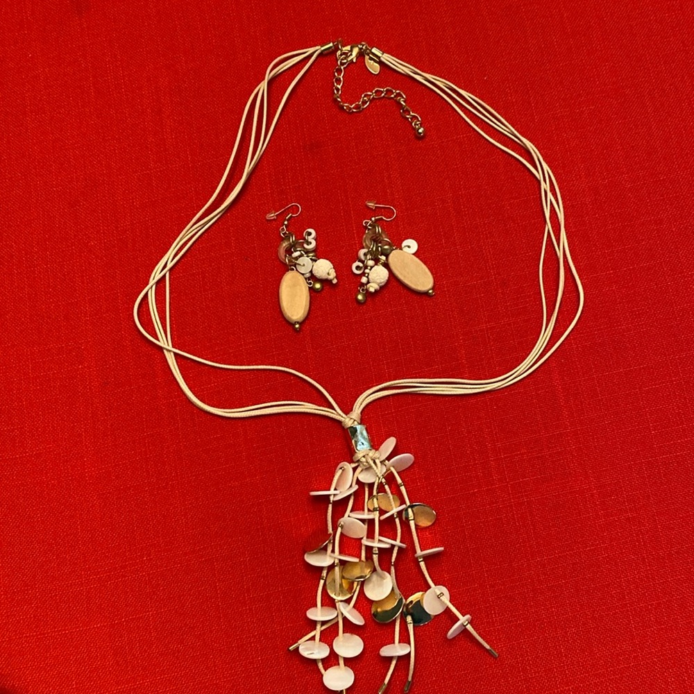 Mixed Medium Necklace and Earrings
